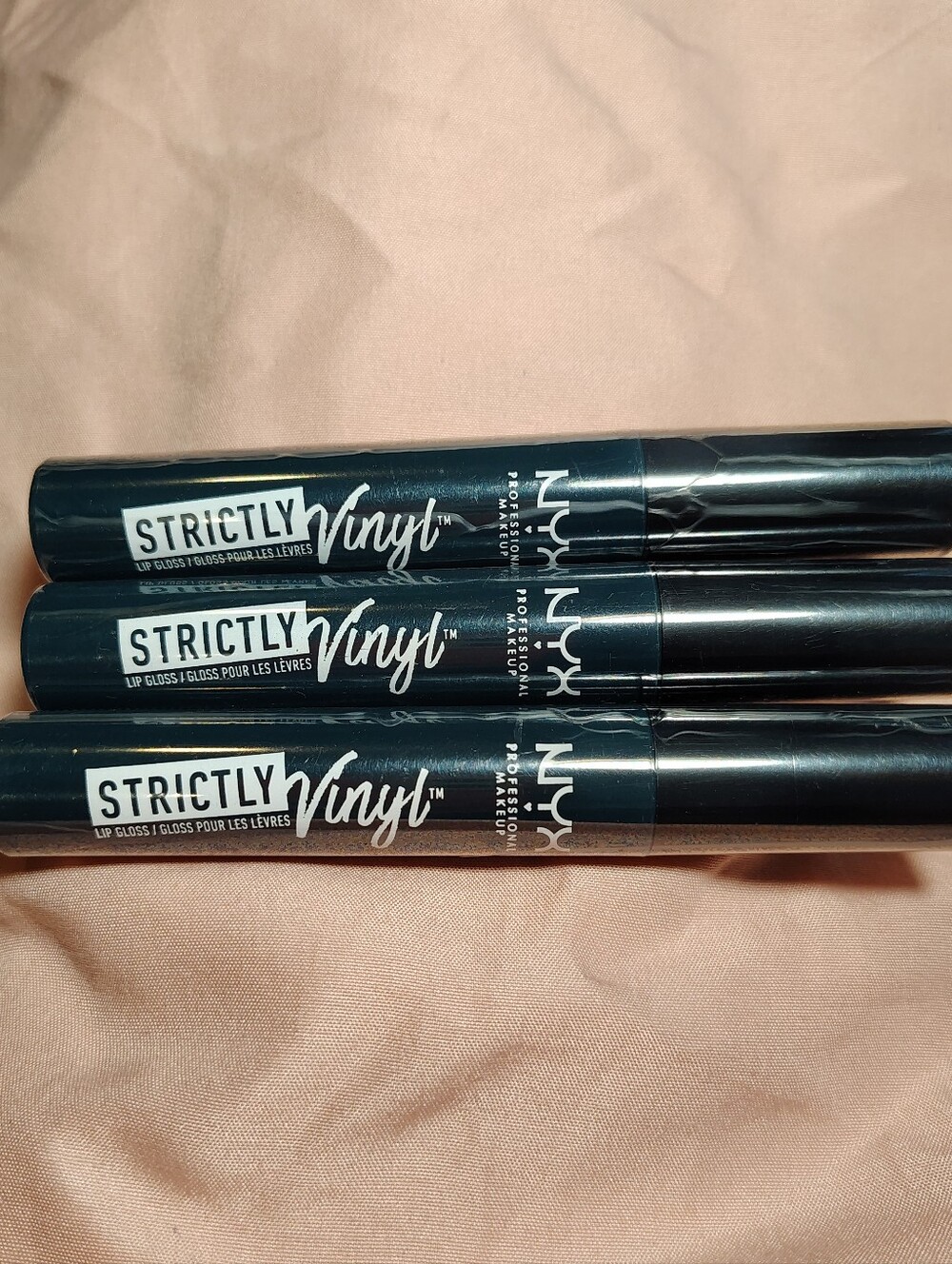 Lot Of 3 NYX Strictly Vinyl Lip Gloss Shade Bad Seed Brand New Unopened NeveUsed